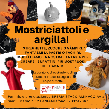 🎃MOSTRICIATTOLI E ARGILLA!🧛