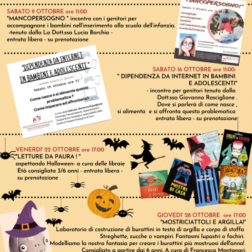 Programma OTTOBRE 2021!!