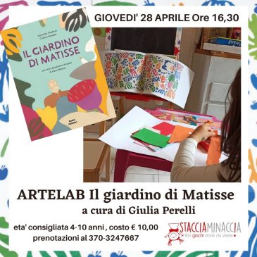 Laboratorio creativo -IL GIARDINO DI MATISSE-