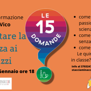 Raccontare la Scienza ai Ragazzi incontro con Andrea Vico