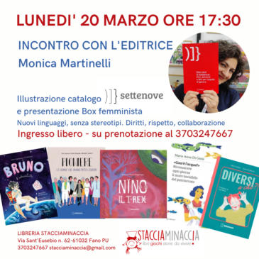 INCONTRO CON L’EDITRICE Settenove